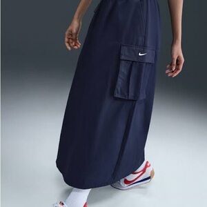 Nike Women's Dark Blue Maxi Skirt